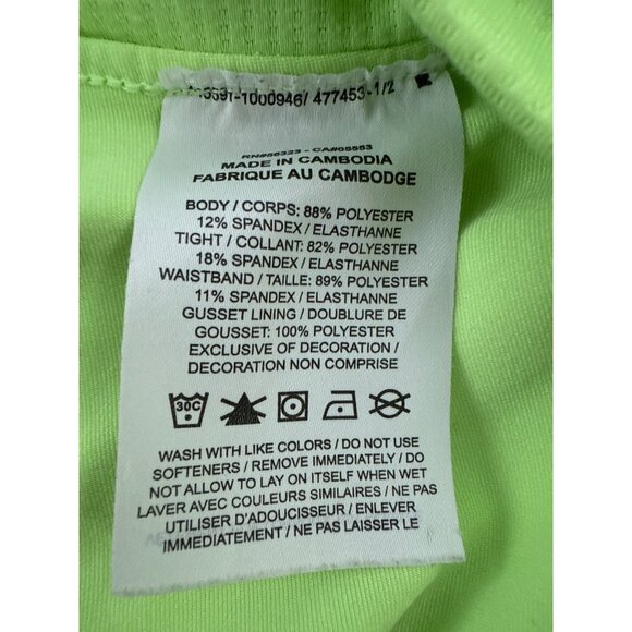 Nike Skirt Size Small Dr-Fit Court Victory Bright Lime Green Tennis Pickleball - Picture 6 of 13